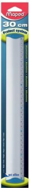 Vonalzó, fém 30 cm Maped Protect System