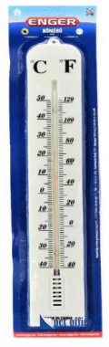 Hőmérő 40 cm műanyag