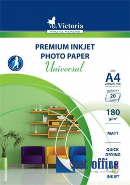 Fotópapír 180 gr A4 Victoria Universal tintasugaras matt