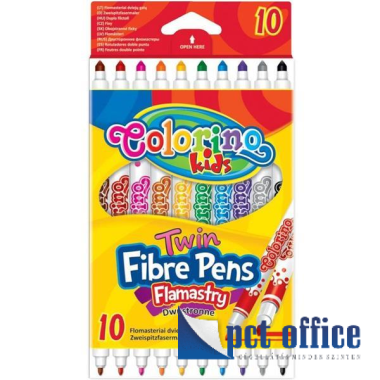 Filctoll készlet 10 db-os Kétvégű Colorino Kids