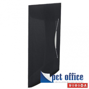 Gumipántos mappa 15 mm PP A4 Esselte Vivida Fekete