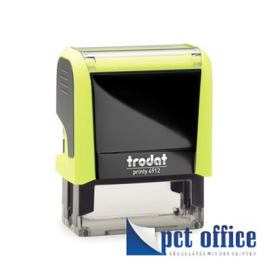 Bélyegzőház Trodat 4912 Printy 4.0 neon citromsárga (47x18 mm)