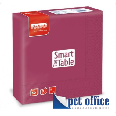 Szalvéta 2 rétegű 50db 33x33 cm FATO bordó