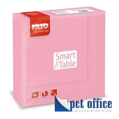 Szalvéta 2 rétegű 50db 33x33 cm FATO rózsaszín