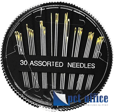 Varrótű készlet 30 db-os aranyvégű