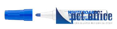 Tábla- és flipchart marker Whiteboard Ico Plan 1-3 mm kúpos Kék