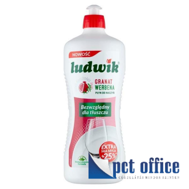 Mosogatószer 900 ml Ludwik Gránátalma-verbéna