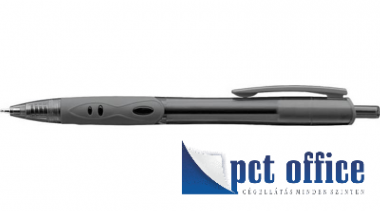 Golyóstoll nyomógombos Luxor Micra 1781 0,7 mm Fekete