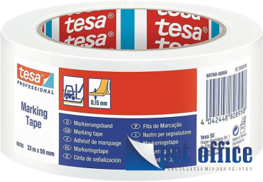 Padlójelölő szalag 50 mm x 33 m TESA Fehér
