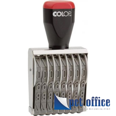 Számbélyegző szalagos, Colop 09008 9 mm magas, 8 számjegy