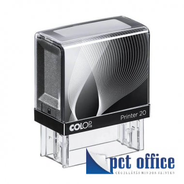 Bélyegzőház Colop Printer IQ20, fekete (14x38 mm)