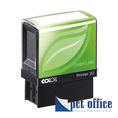 Bélyegzőház Colop Printer IQ20, green line - környezetbarát (14x38 mm)