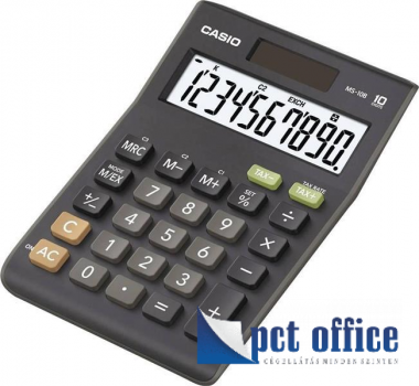 Számológép asztali 10 számjegy Casio MS-10 B S