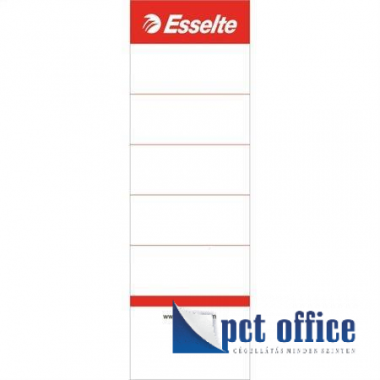 Cserecímke iratrendezőhöz kétoldalas, 50x158 mm, ESSELTE, fehér