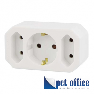 Elosztó / elágazó aljzat 3-as 05682