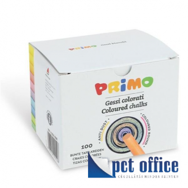 Táblakréta Színes 100 db-os CMP pormentes, kerek