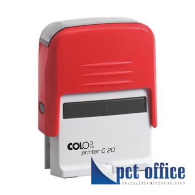 Bélyegzőház Colop Printer C20 piros (38 x 14 mm)