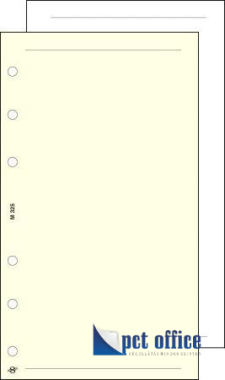 Saturnus Betét Sima jegyzetlap-S325 F Fehér