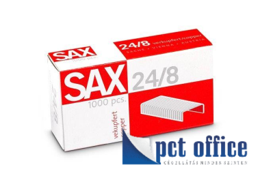 Tűzőgépkapocs 24/8 Sax réz