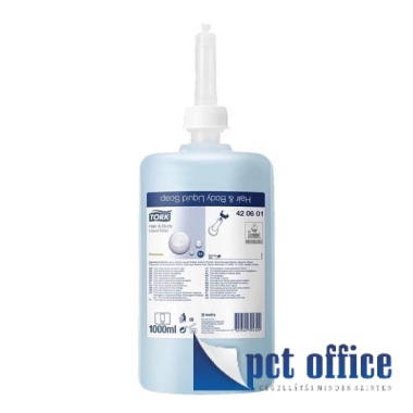 Folyékony szappan, 1 l, S1 rendszer, TORK Pipere kék