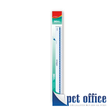 Vonalzó, műanyag 30 cm Keyroad Classic