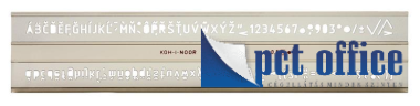 Betűsablon 5 mm Koh-I-Noor 748035