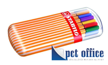 Tűfilc készlet 20 db-os Stabilo 88 0,4 mm Zebrui