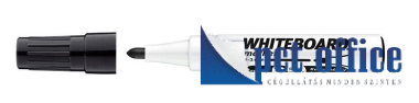 Tábla- és flipchart marker Whiteboard Ico Plan 1-3 mm kúpos Fekete