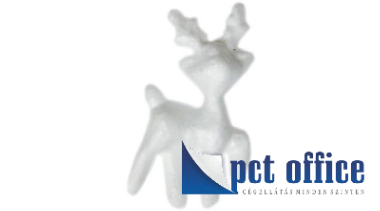 Polisztirol Rénszarvas 12 cm-es