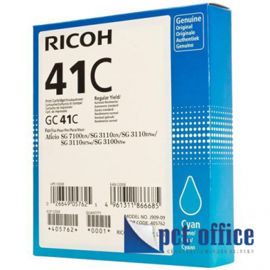 Tintapatron Ricoh SG3110 GC41 Cyan Eredeti