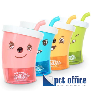 Ceruzahegyező Asztali Tartályos Deli 732 pohár szívószállal