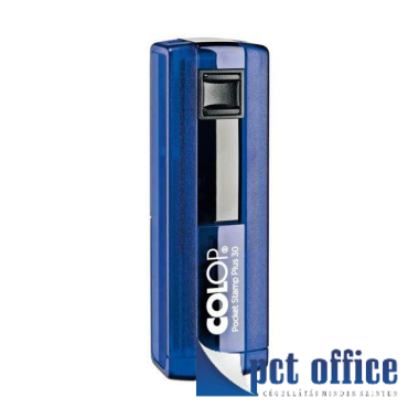 Zsebbélyegző Colop Pocket Stamp Plus 30 (47x18 mm) indigó