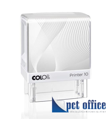 Bélyegzőház Colop Printer IQ10, fehér (10x27 mm)