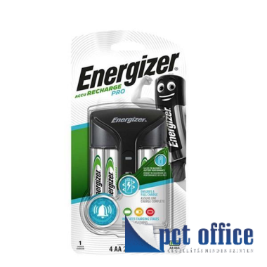 Tölthető elemtöltő, akkutöltő 5 db-os Energizer Pro AA/AAA ceruza/mikro + 4x2000 mAh AA