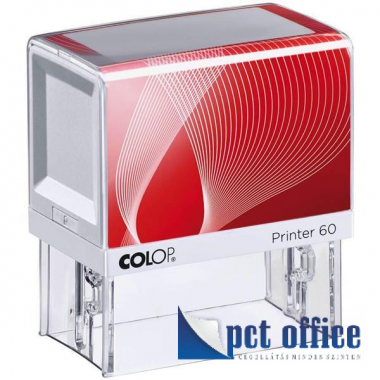 Bélyegzőház Colop Printer IQ60 fekete (37 x 76 mm)