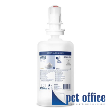 Habszappan, kézkímélő, 1 l, S4 rendszer, TORK Premium, fehér