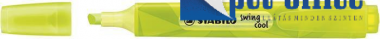 Szövegkiemelő Stabilo 1-4 mm Swing Cool Citromsárga