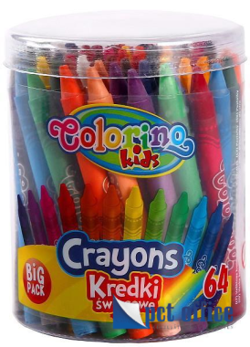 Zsírkréta 64 db-os Colorino Kids