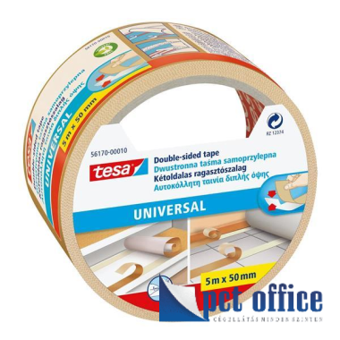 Ragasztószalag kétoldalas 50 mm x 5 m TESA 56170