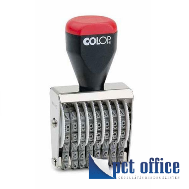 Számbélyegző szalagos, Colop 03008 3 mm magas, 8 számjegy