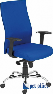 Irodai forgószék, szövetborítás, fekete lábkereszt, TEXAS HU