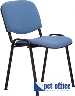 Tárgyalószék, szövetborítás, fekete fémváz,Taurus TN