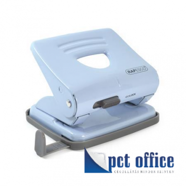 Lyukasztó kétlyukú 25 lap Rapesco 825 púder kék