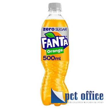 Üdítőital, szénsavas, 0,5 l, FANTA, Narancs Zero