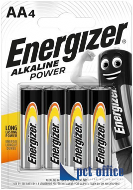 Elem, AA ceruza, 4 db, ENERGIZER Alkaline Power