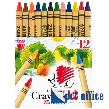 Zsírkréta 12 db-os Ico