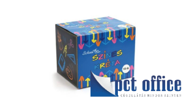 Táblakréta Színes 100 db-os School Art kerek