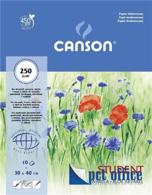 Rajzlaptömb Aquarell A3 10 lap 250 gr Canson