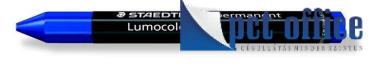 Jelölőkréta (omnigraph) mindenre író, vízálló Staedtler Lumocolor Kék