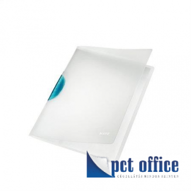 Gyorsfűző klippes PP A4 Leitz ColorClip Magic világoskék